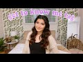 Get To Know Me Tag (+ channel update!) | Carolyn Morales