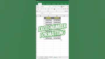 Number Formatting In Excel 🔥#shorts #shortvideo #139