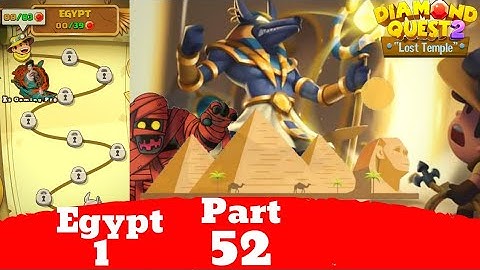 Diamond Quest 2 The Lost Temple Egypt Stage 1 Gameplay Walkthrough Part 52