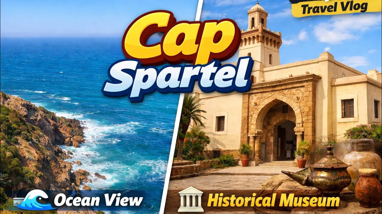“Cap Spartel 🌊 | Historical Museum Tour | Day 19 Travel Vlog” 😍