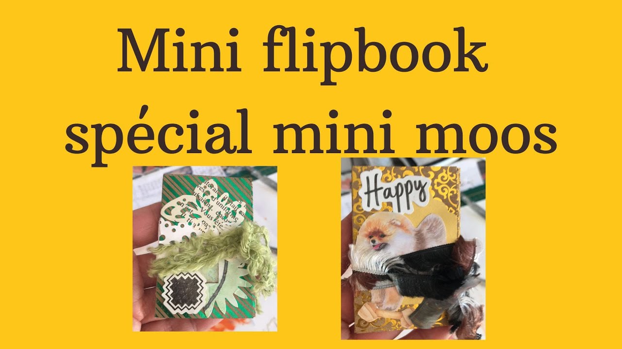 Moos fête du scrap 2023 mini flipbook spécial moos