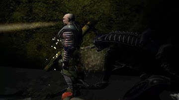 Maze1 - AvP2 Custom Map (Complete Playthrough)