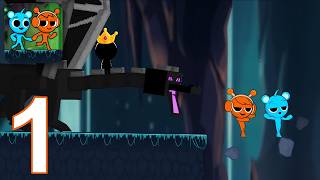 Stick Red Blue: Horor Escape - Gameplay Walkthrough Part 1 - Level 1-10 (Android, iOS) screenshot 4