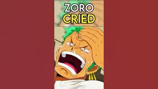 The 3 times Zoro has Cried…