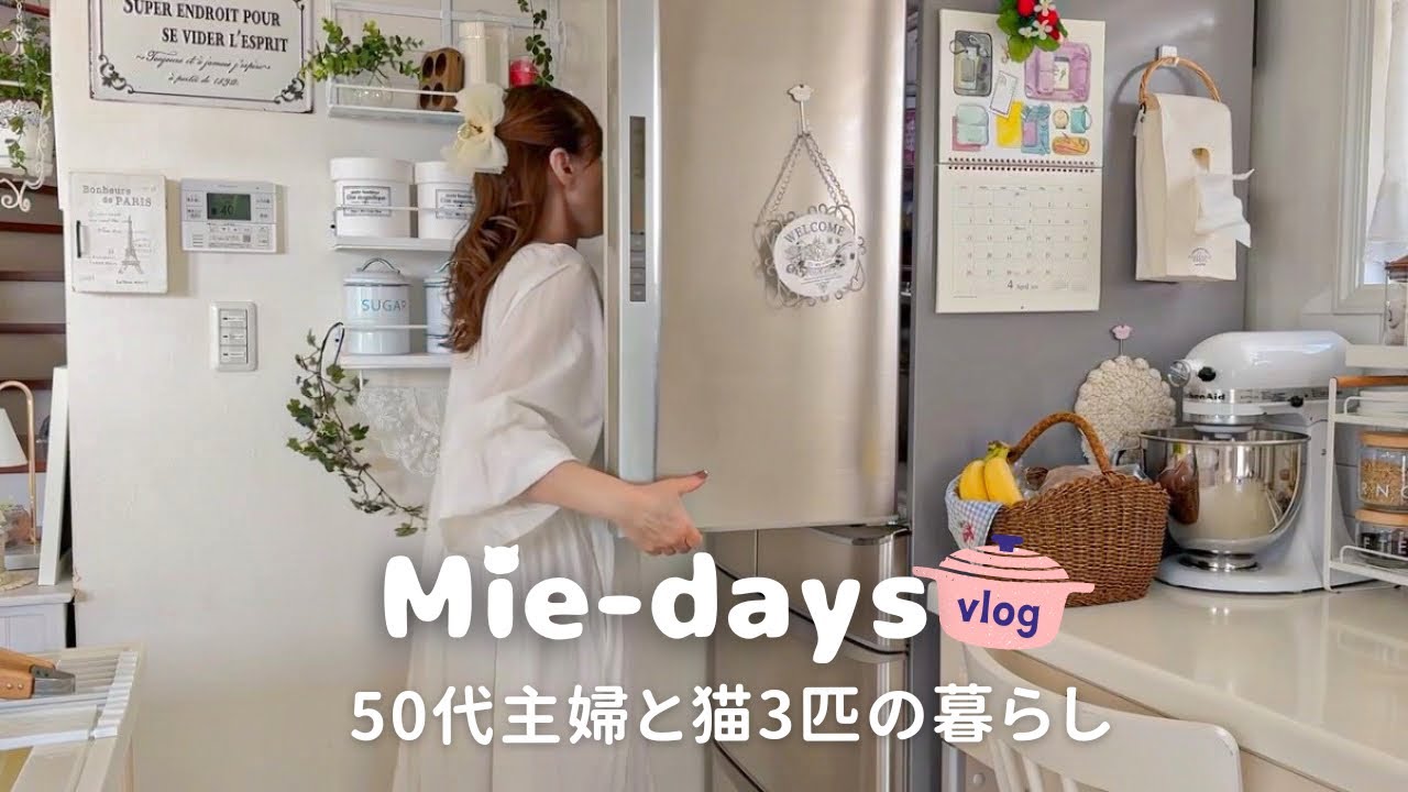 #276コストコ購入品を整える｜新しいテーブルと家事、朝昼晩ごはんと猫3匹で過ごす2日間｜陶器市