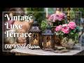 How to Bring Vintage Luxe to an Outdoor Terrace with Lanterns, Ironwork &amp; Garden Charm