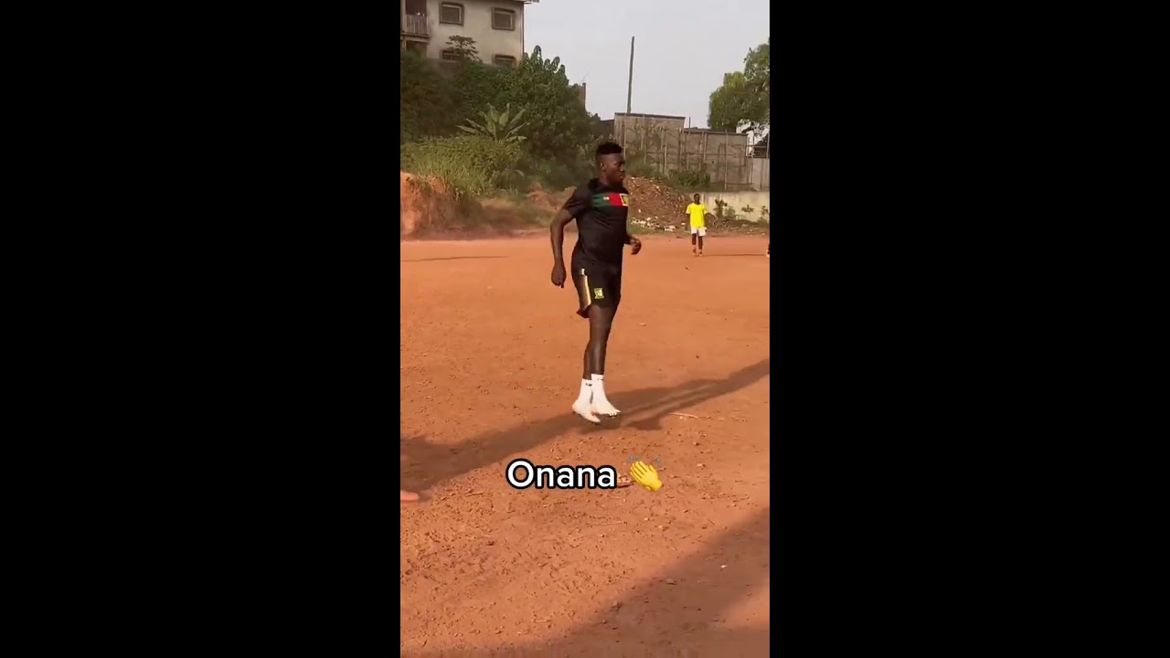Andre Onana plays pickup after being sent home from the World Cup  via Andre Onana