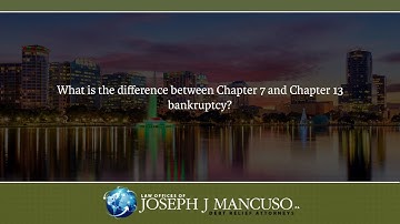 What is the difference between Chapter 7 and Chapter 13 bankruptcy?