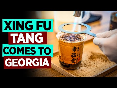 Best Boba in Atlanta! Gold Foil House Made Boba from Xing Fu Tang's Duluth Location! 🔥🍵