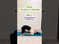 Day 7 - Setu Bandhasana - Beginner friendly backbend #setubandhasana #bridgepose #yogapractice