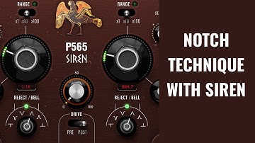 Notch Technique with P565 Filter Set- Siren
