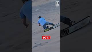 Middle Aged Fat Guy Sandboarding #fails