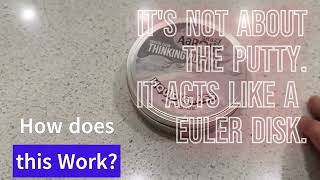 Euler Disk spinning in opposite direction @physics @geometry @stem
