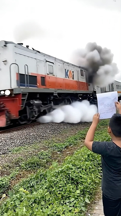 Kereta kecepatan tinggi dengan cerobong asap #shorts