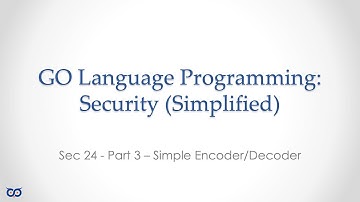 ep24.3 - Simple Encoder and Decoder
