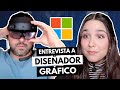 Trabaja en Microsoft desarrollando nuevas tecnologías 🤖😱 Estudió diseño grafico