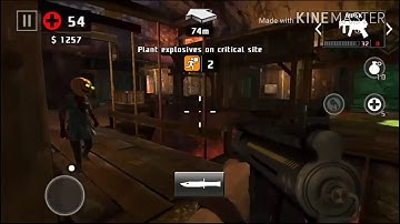 Dead trigger 2 Blowing up the mine