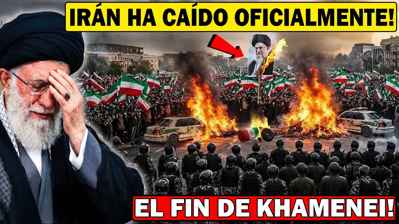 TEHERÁN LIBERADO! Manifestantes tomaron el cuartel general del ejército iraní! Jamenei se rinde!