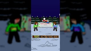 Undertale Christmas Snowball Fight Animation (FNF Style) #shorts