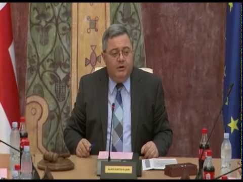 დავით უსუფაშვილის გამოსვლა ბიუროს სხდომაზე