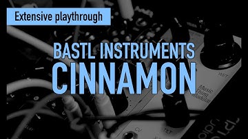 Bastl Instruments Cinnamon / extensive playthrough