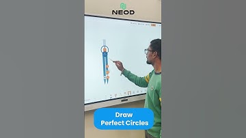 How to draw perfect circle in Digital Smartboard / Interactive Flat Panel (IFPD)