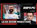 La Liga PREDICTIONS! Will Real Madrid defend their title from Barcelona and Atletico? | ESPN FC