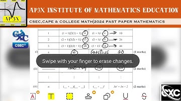 2024 JANUARY CSEC MATHEMATICS PAST PAPER SOLUTIONS|QUESTION 7 8 & 9