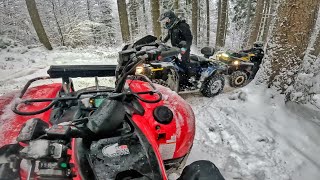 A NINS MULT ASA CA AM PLECAT PE MUNTE CU ATV-URILE ❄️🚀🥶