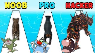 NOOB vs PRO vs HACKER 😱 | in Doggy Run | With Oggy and Jack | GAME star PKS YT