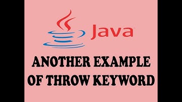 ANOTHER EXAMPLE OF THROW KEYWORD IN JAVA (URDU / HINDI)