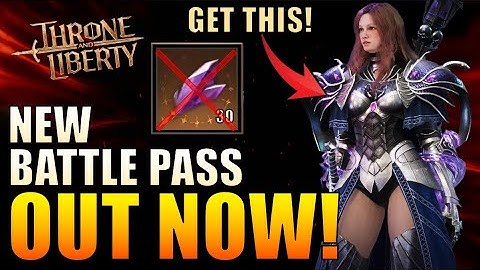 Throne & Liberty - NEW Battle Pass, Weapon Skins, Crazy Cool Outfit Set, Missing Chaos Prisms!