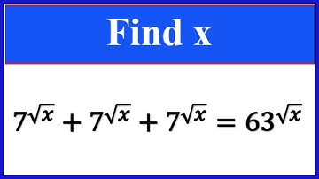 A nice math exponent simplification| Solve for x #maths #exponent