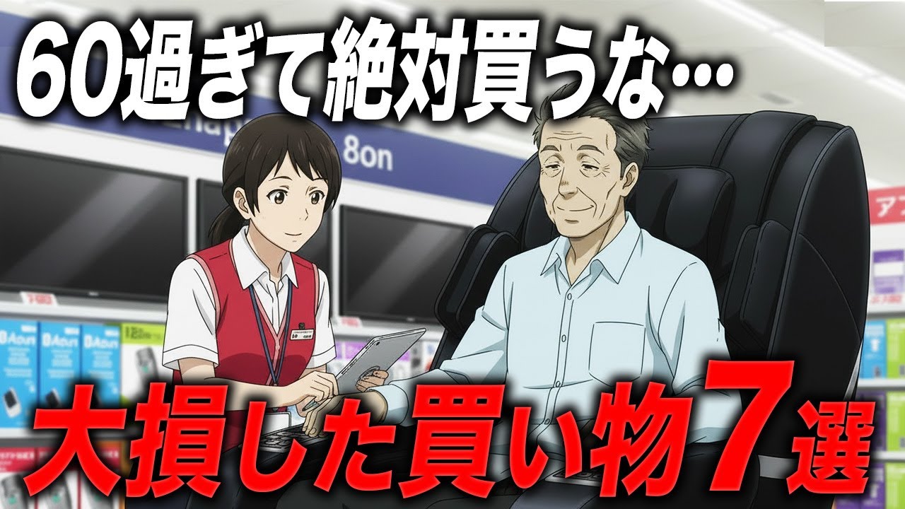 『大損確定…』買って後悔した老後の買い物ランキング7選【シニアの無駄遣い】