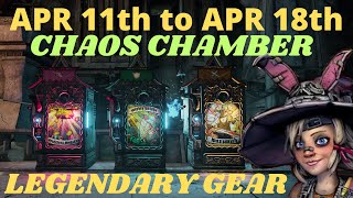 Tiny Tina's Wonderlands - April 11th - Chaos Chamber - Loot Room Legendary Gear This Week