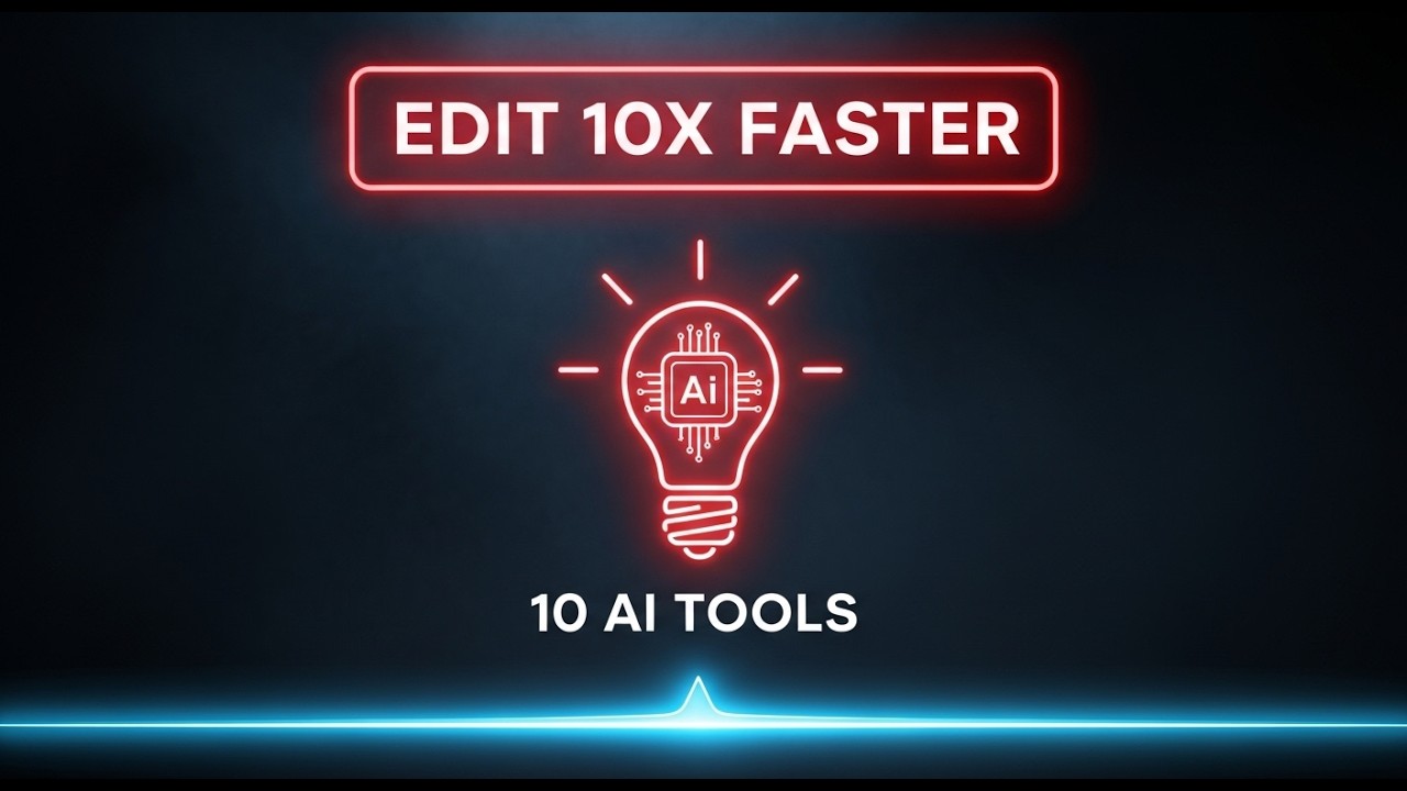 10 AI Video Editing Tools that will SAVE YOU 10+ Hours