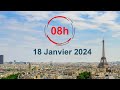 Journal de 8h en direct du jeudi 18 janvier 2024