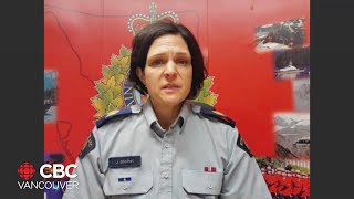 The RCMP apologizes for response to recent missing persons cases