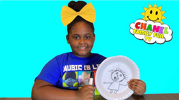 Easy DIY Science Experiment Drawing Float With Magic Marker Trick with Chanel Family Fun Tv!