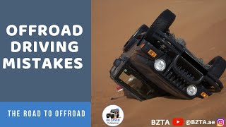 Offroad driving mistakes