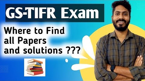 TIFR question paper with Solutions || gs tifr physics solutions || tifr exam kya hota hai