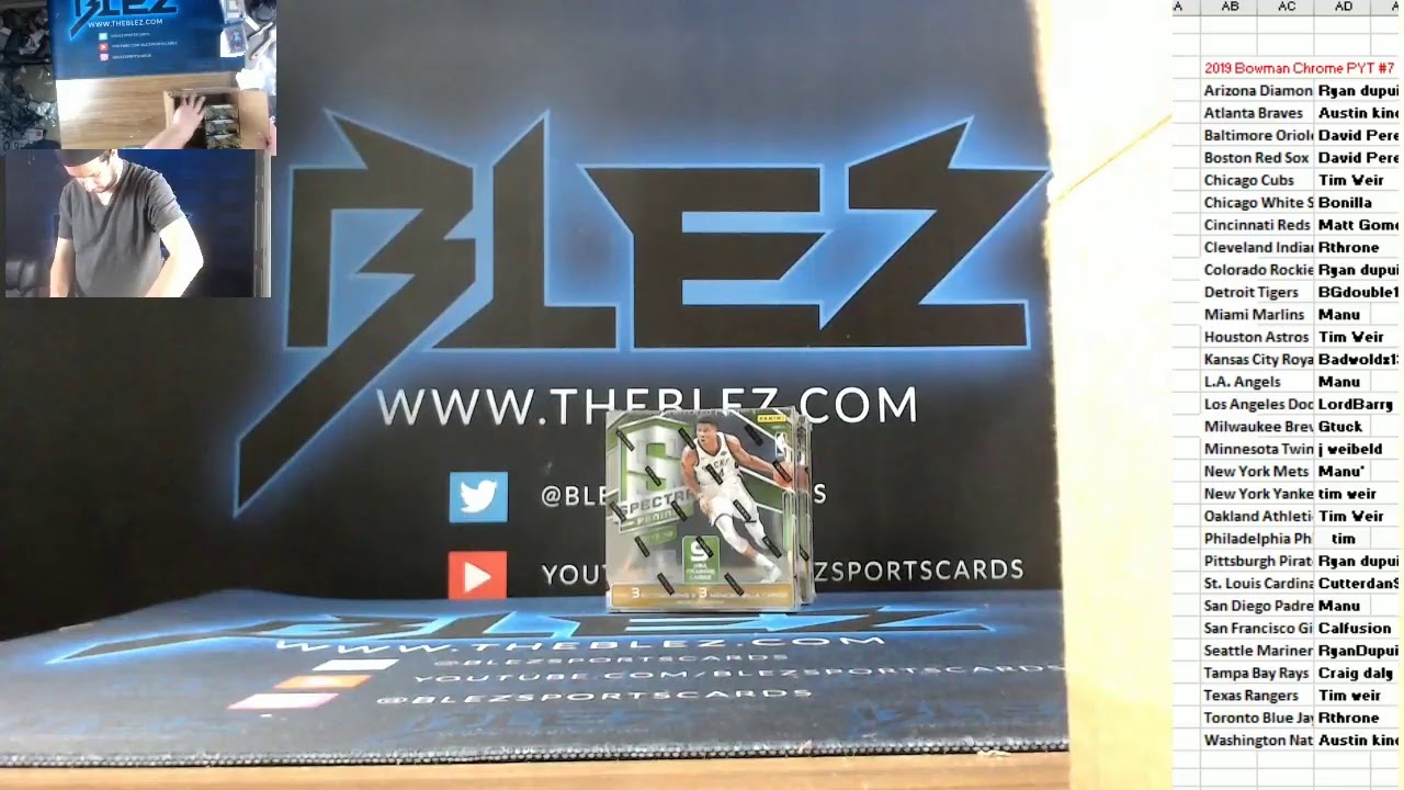 Blez Bros Live Case Break Sports Card Show YouTube