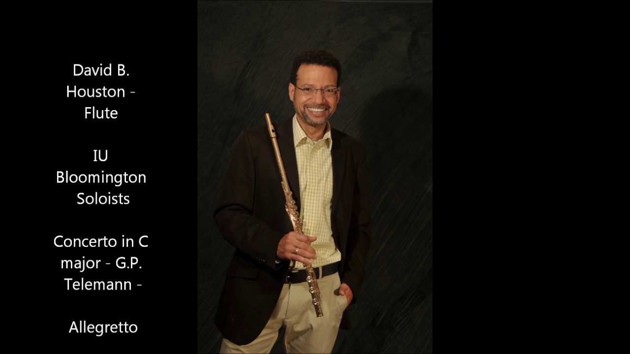 David Houston, flute Concerto in C major for Flute and String