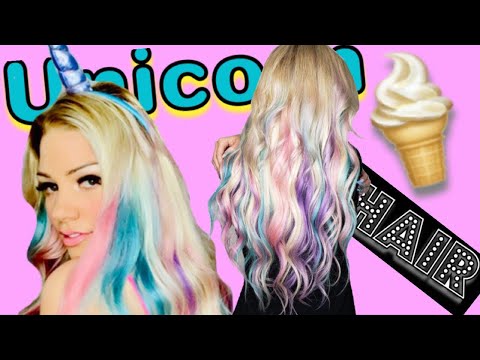 Comment teindre votre licorne arc-en-CHEVEUX PASTEL ???????? (Partie 1)