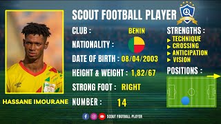 HASSANE IMOURANE 🔵 BENIN NATIONAL TEAM 🔵 BEST OF 2023/22 HD