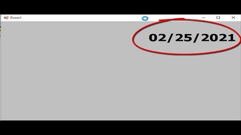 Visual Basic. net: Get current date