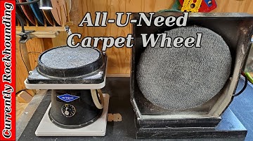 All-U-Need Upgrade // Hi-Tech Diamond Flat Lap Converted Into A Carpet Wheel!