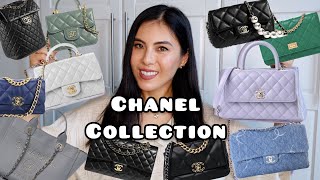 Chanel 20C grey Deauville tote, Luxury, Bags & Wallets on Carousell