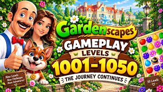 Gardenscapes Gameplay – Levels 1001–1050 | The Journey Continues screenshot 5