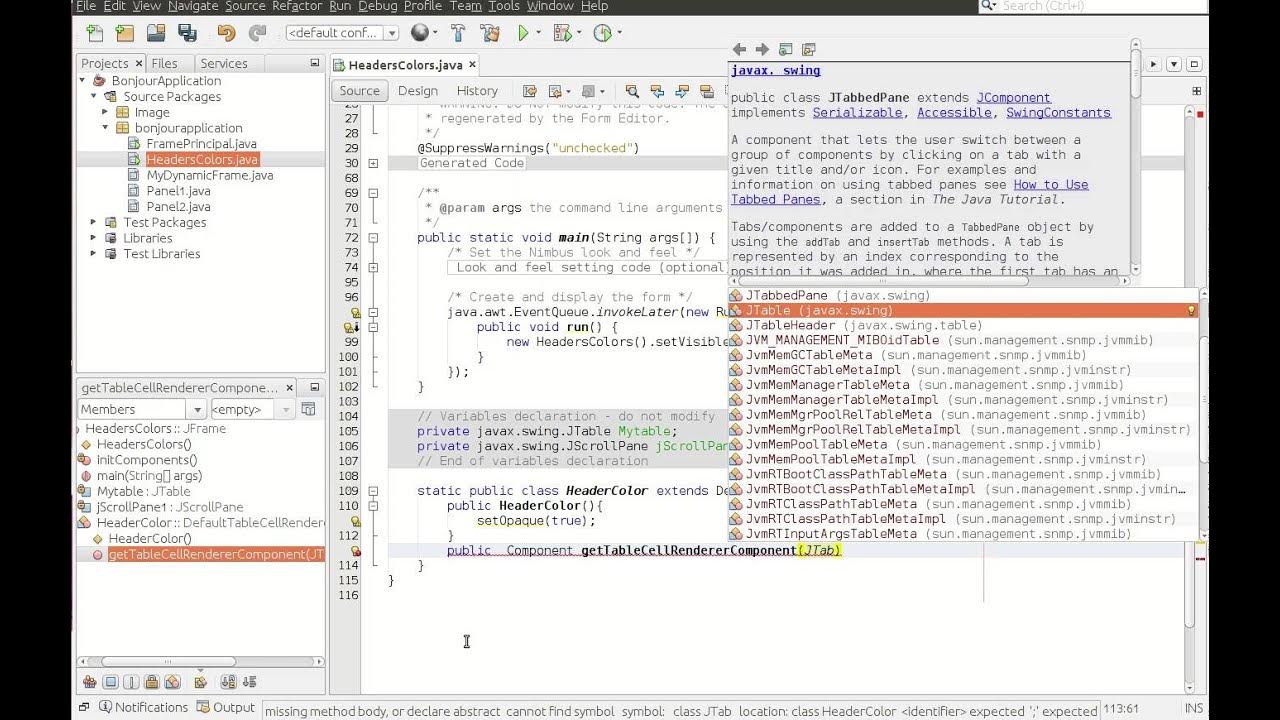 TUTO : How to change JTable's header background color ...
